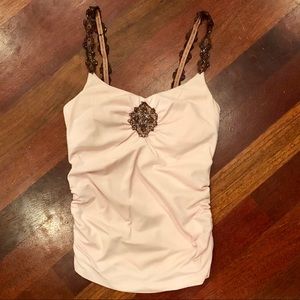 SUPER SALE • CACHE SEAMLESS BEADED CAMISOLE